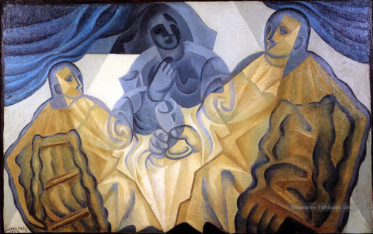 les trois masques 1923 Juan Gris Peintures à l'huile